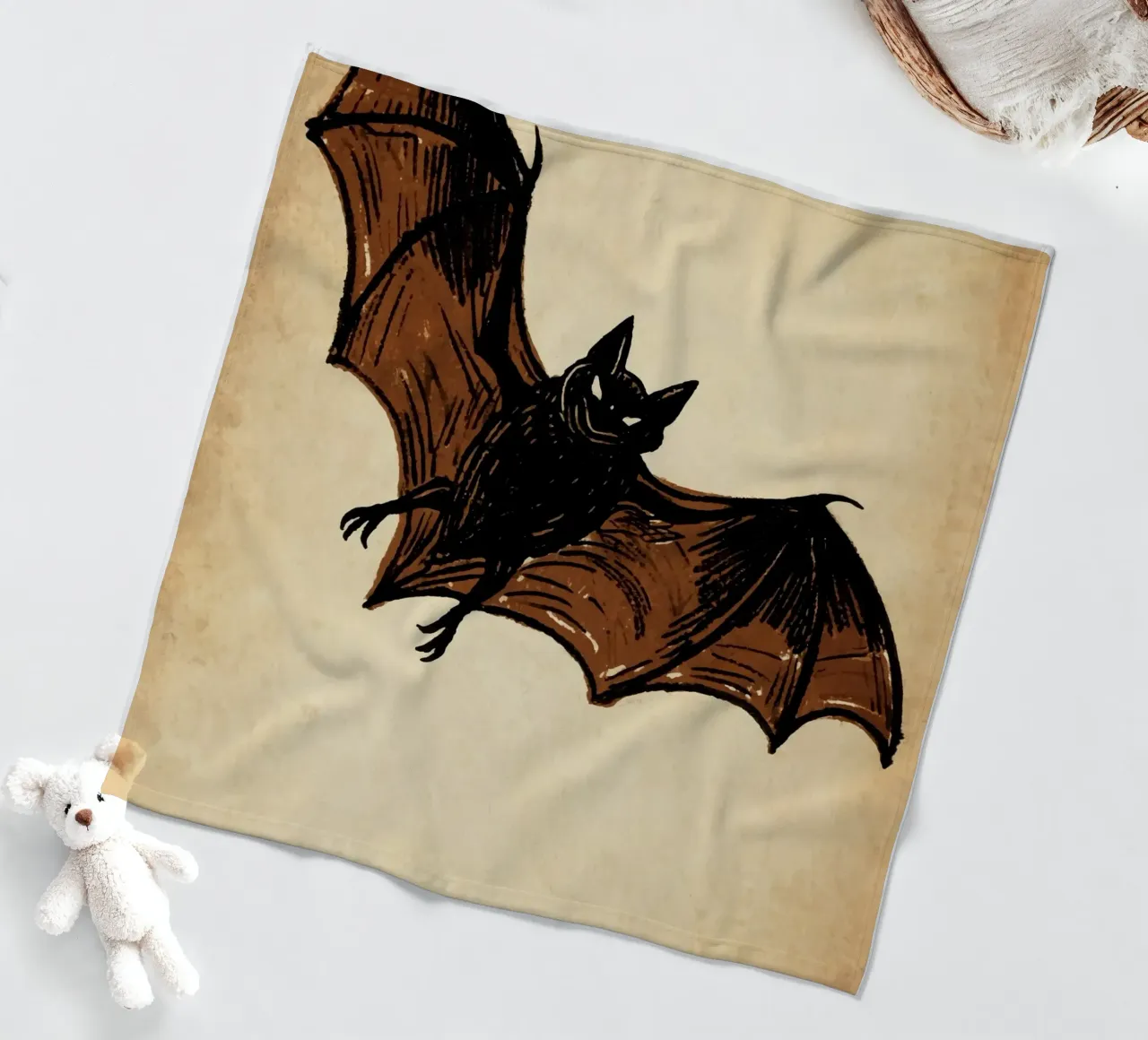 Pipistrello coperta in pile da knowledge