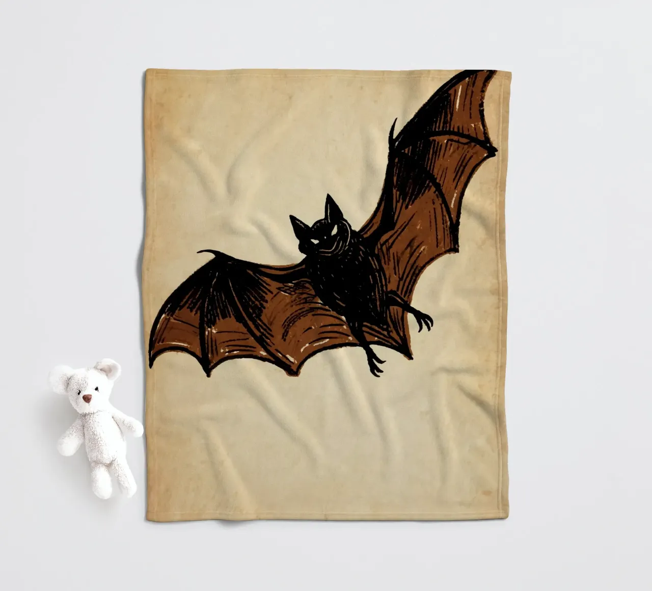 Pipistrello coperta in pile da knowledge