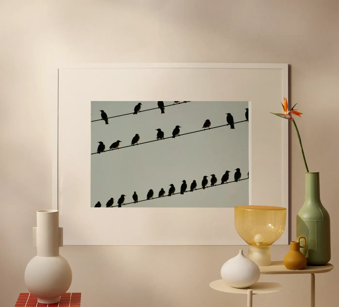 Birds poster van Carol Maia