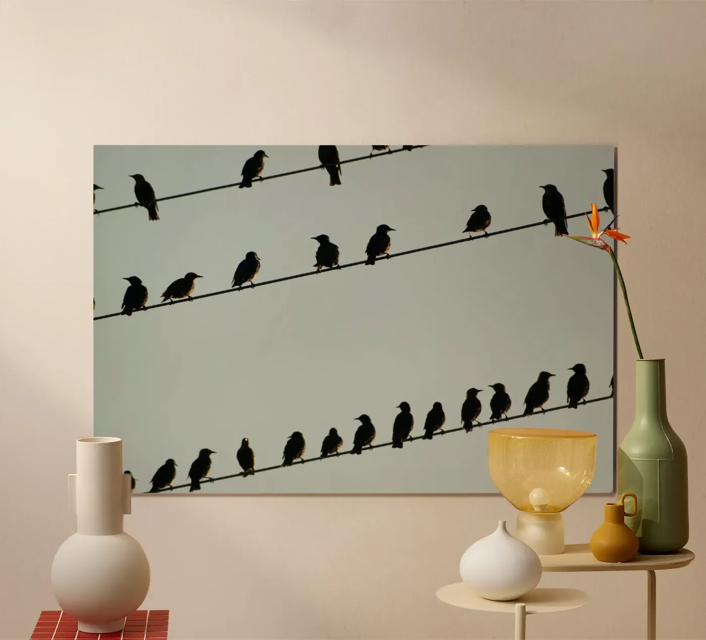 Birds poster van Carol Maia