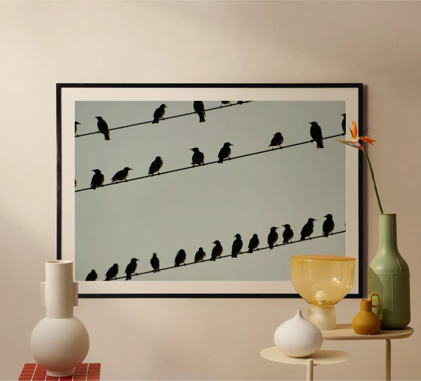 Birds poster van Carol Maia