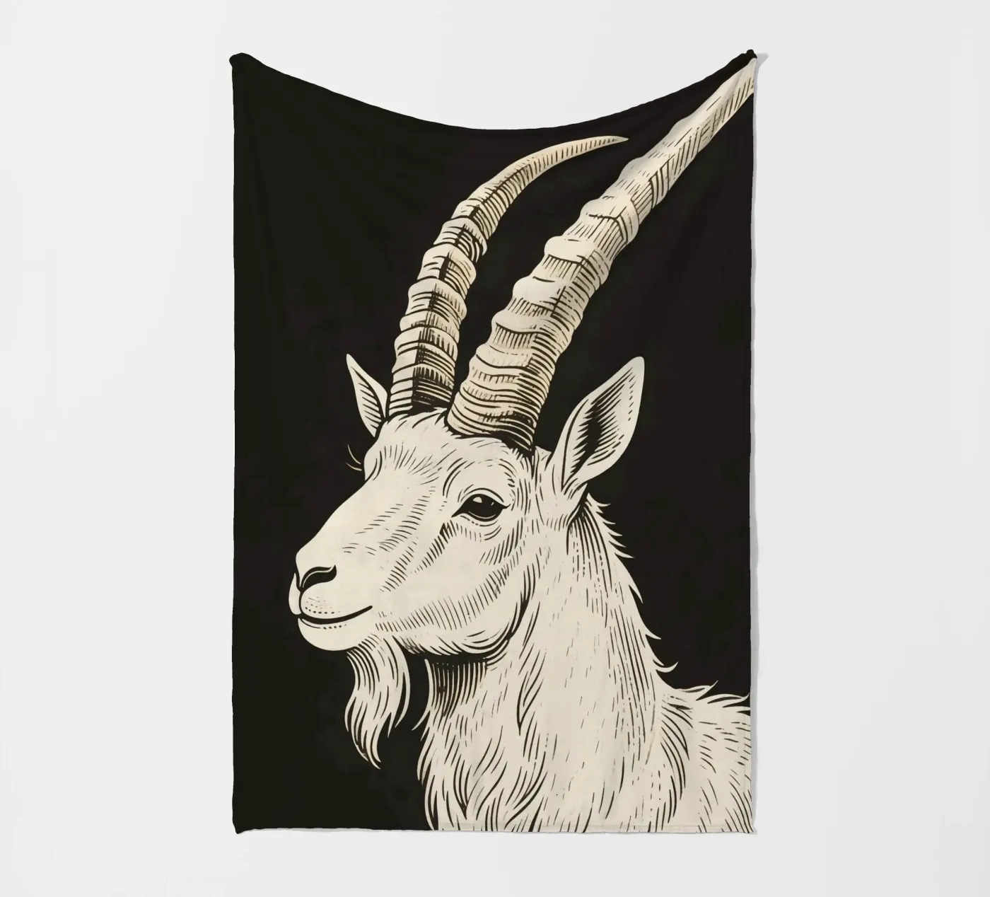 Steinbock Fleecedecke von knowledge