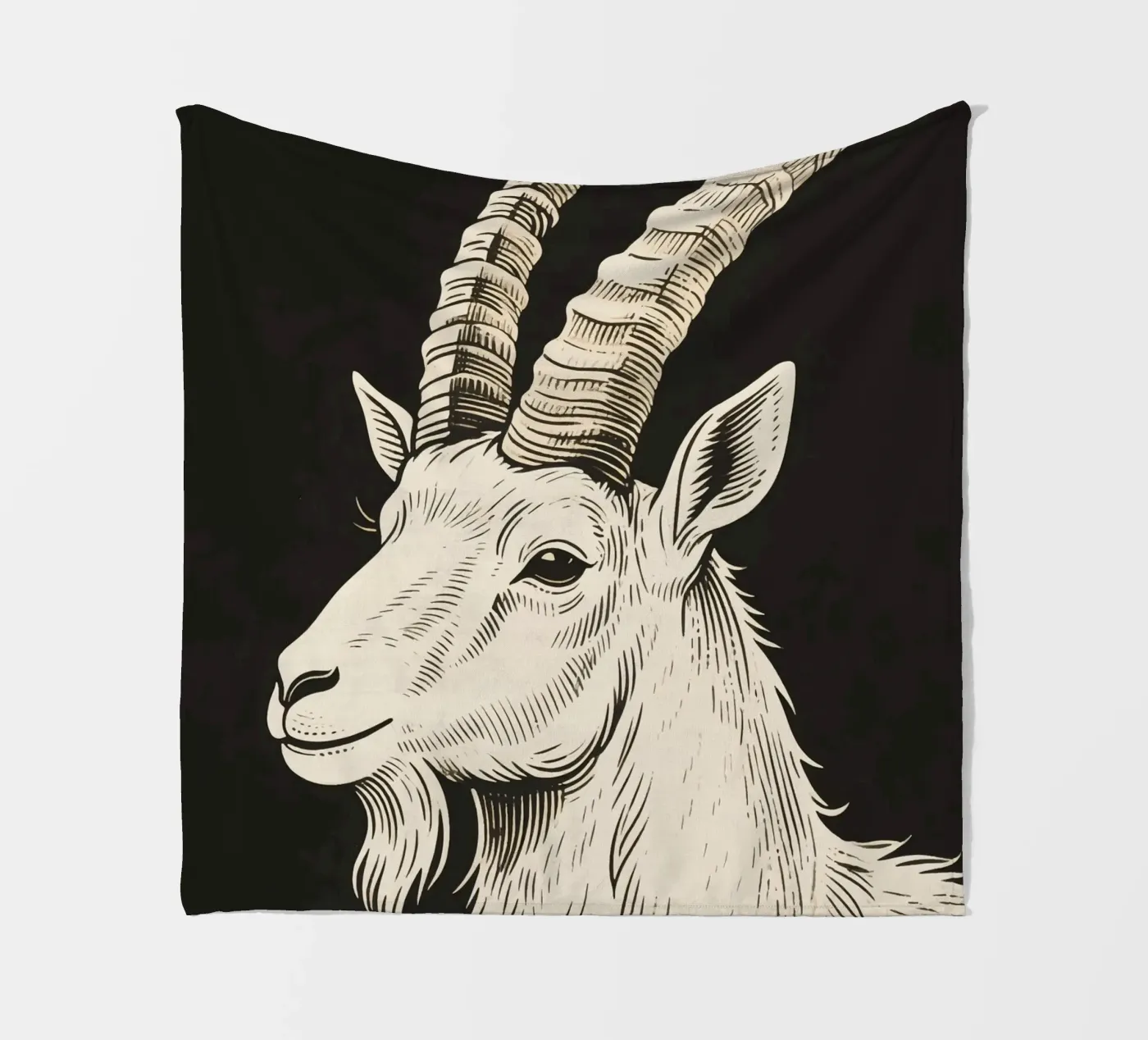 Steinbock Fleecedecke von knowledge