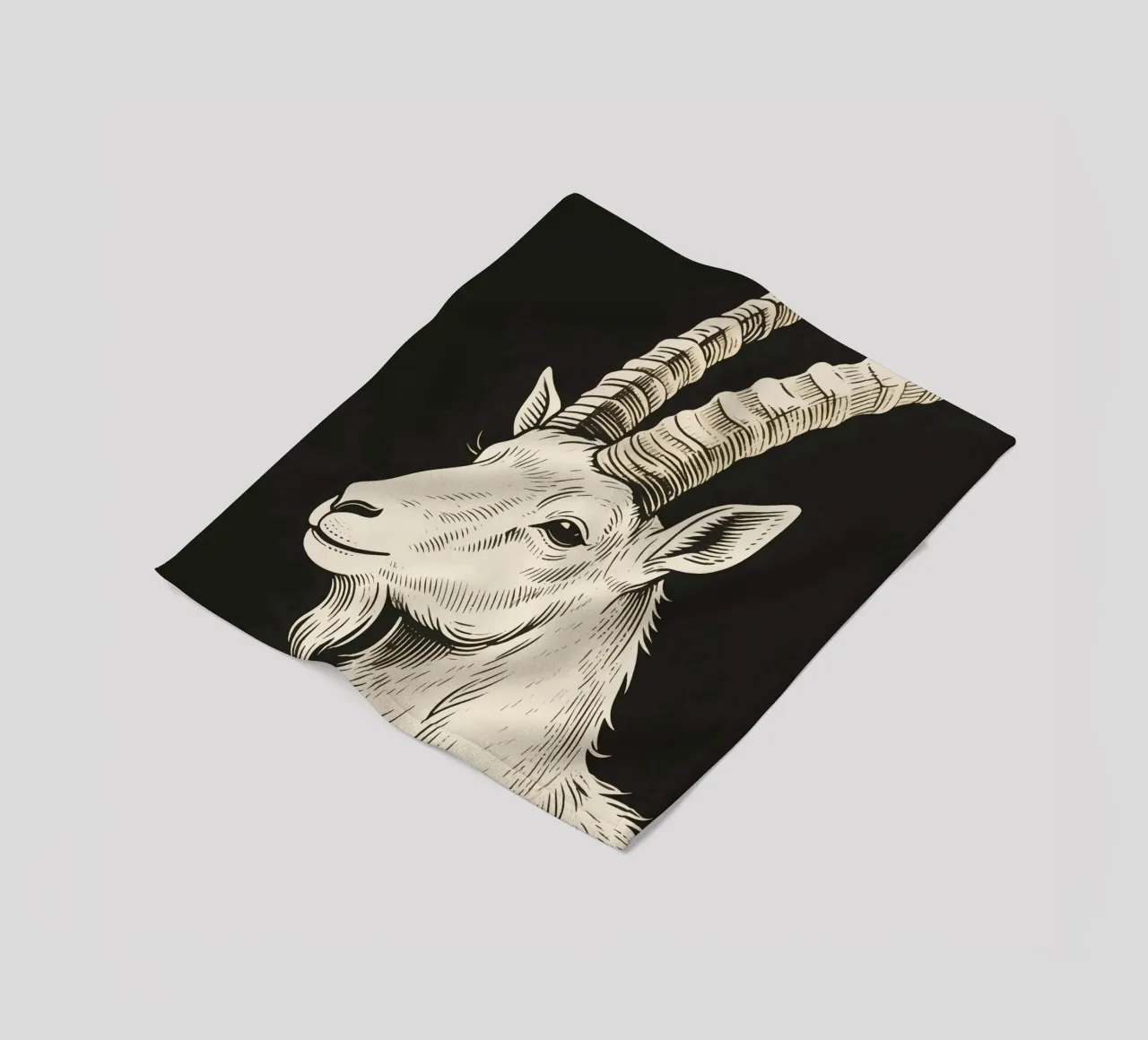 Steinbock Fleecedecke von knowledge