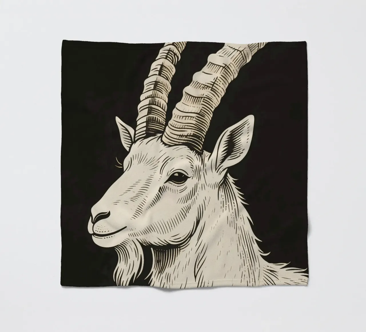 Steinbock Fleecedecke von knowledge