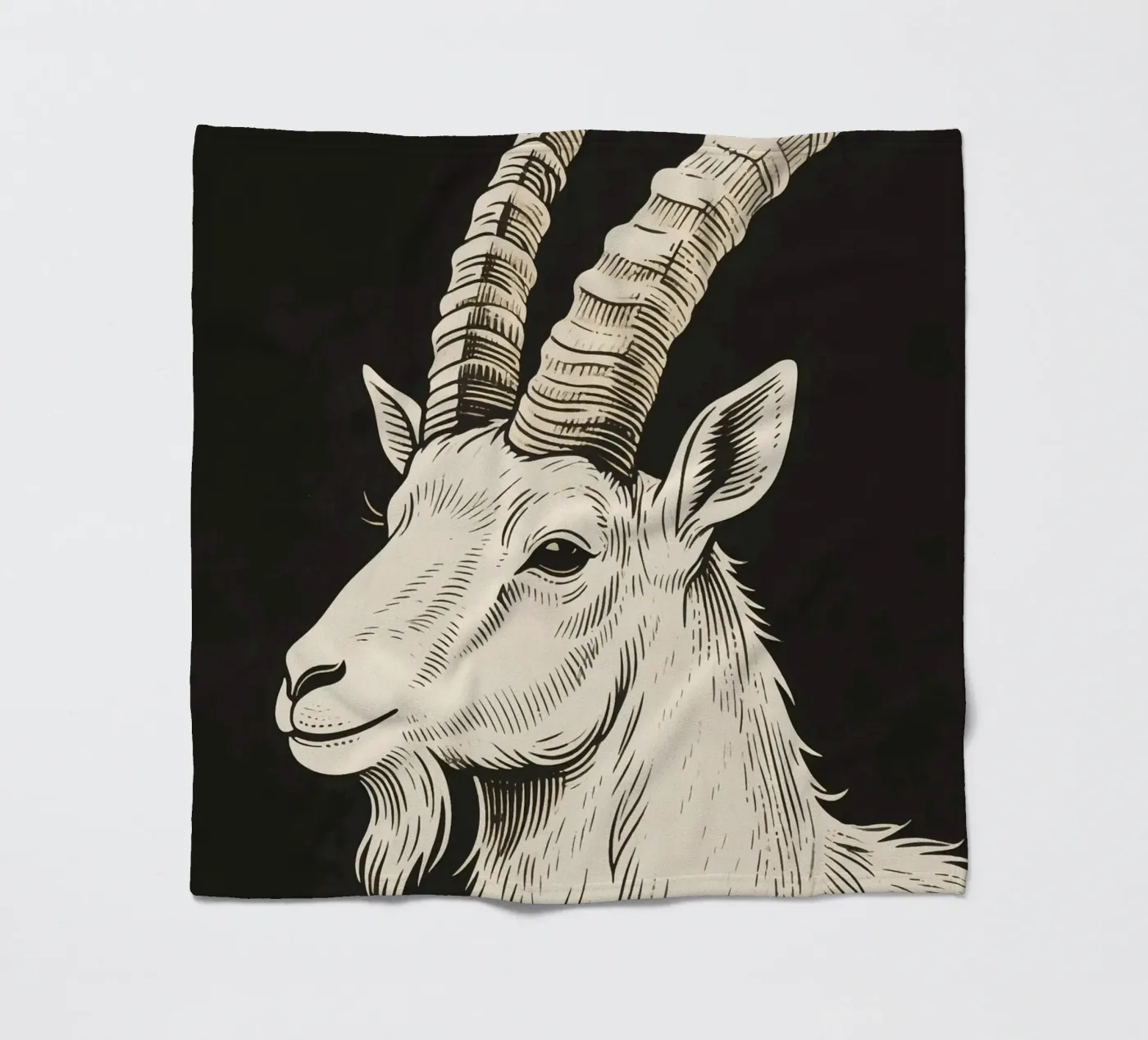 Steinbock Fleecedecke von knowledge
