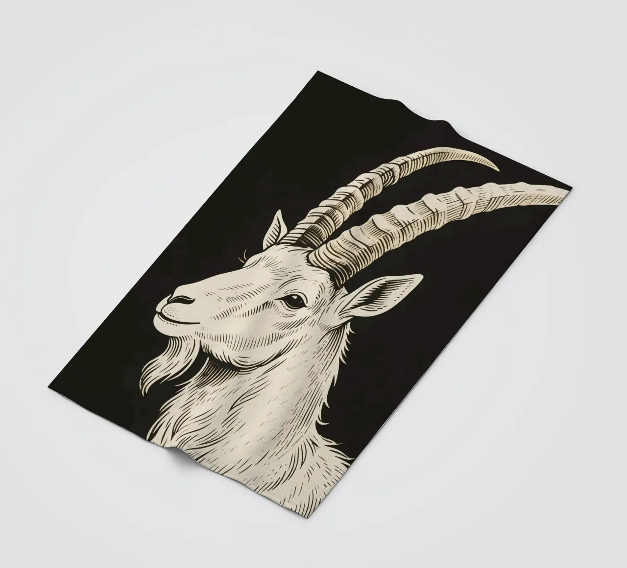 Steinbock Fleecedecke von knowledge