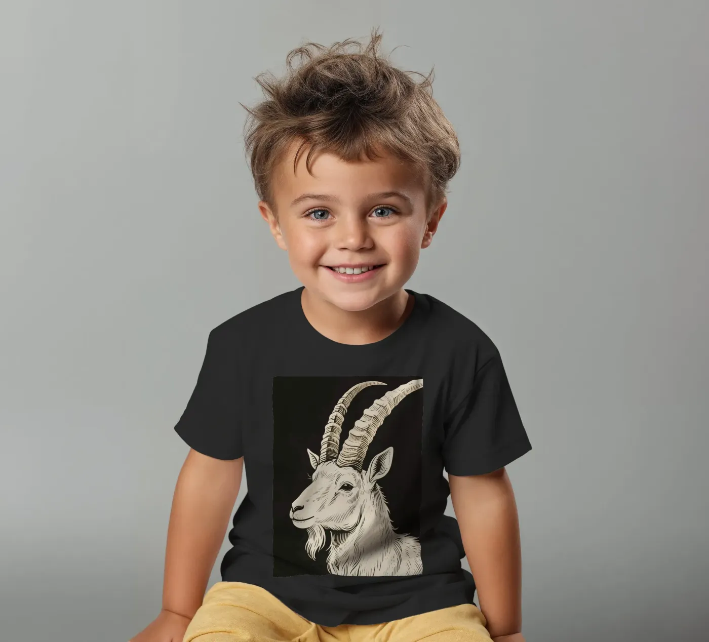 Stambecco t-shirt bambini da knowledge