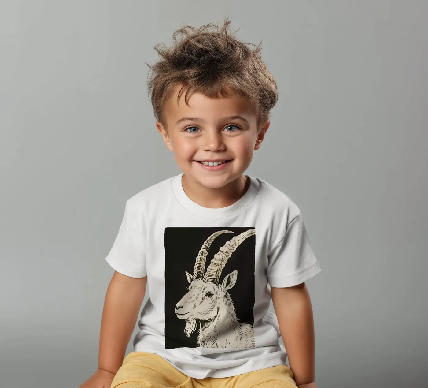 Stambecco t-shirt bambini da knowledge