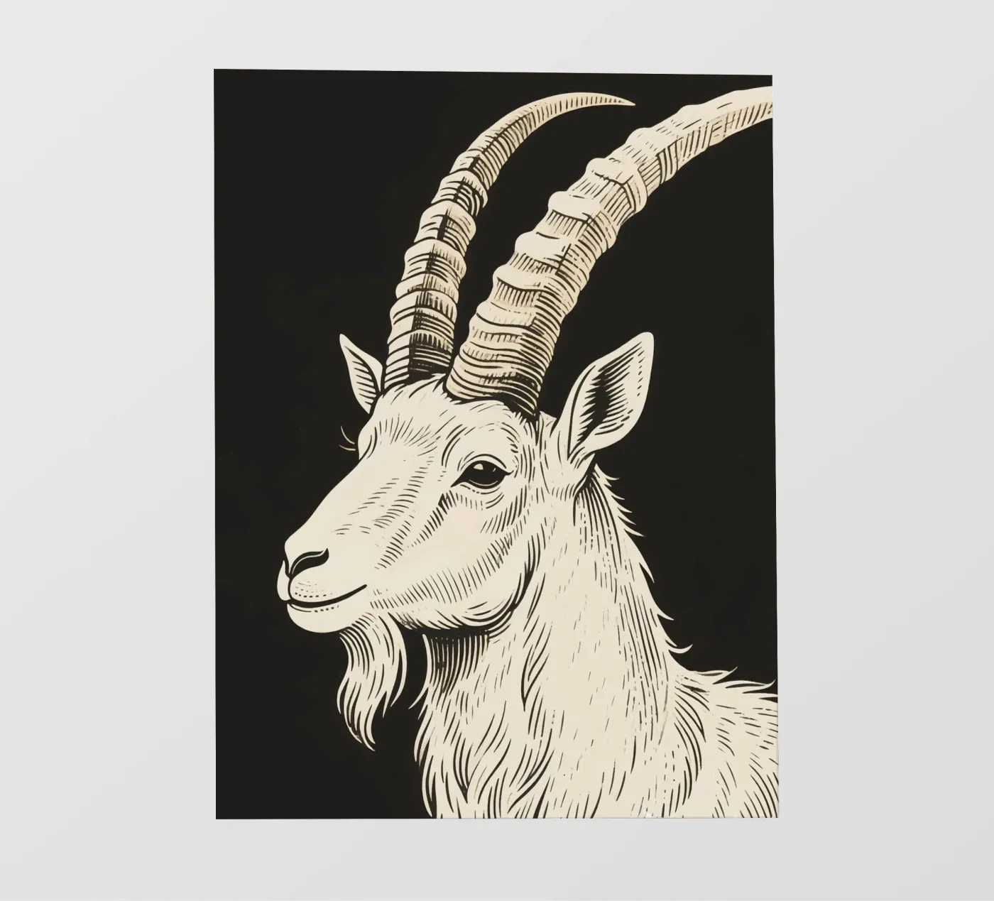 Stambecco pellicola backlit da knowledge