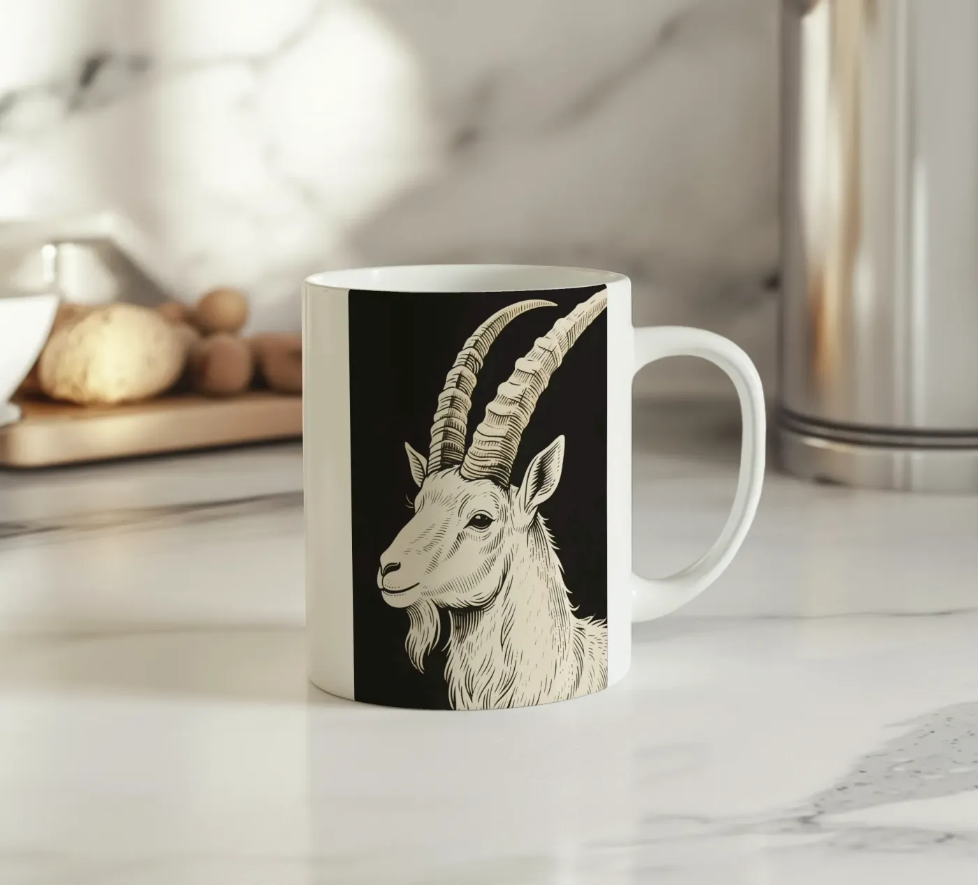 Ibex ceramic mug by knowledge