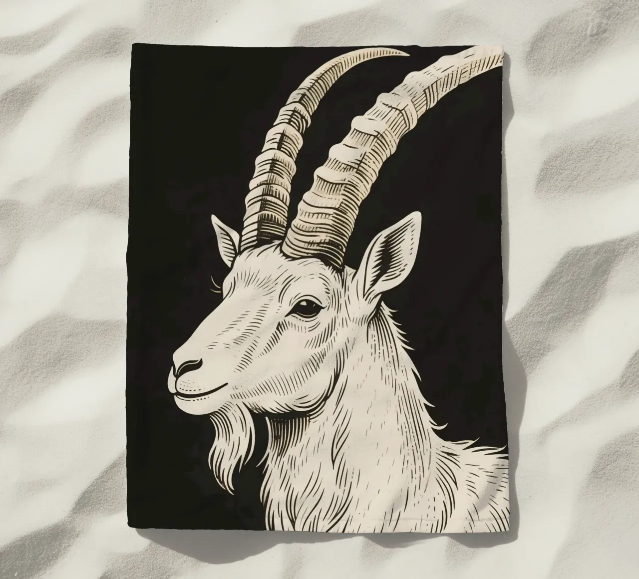 Stambecco telo mare da knowledge