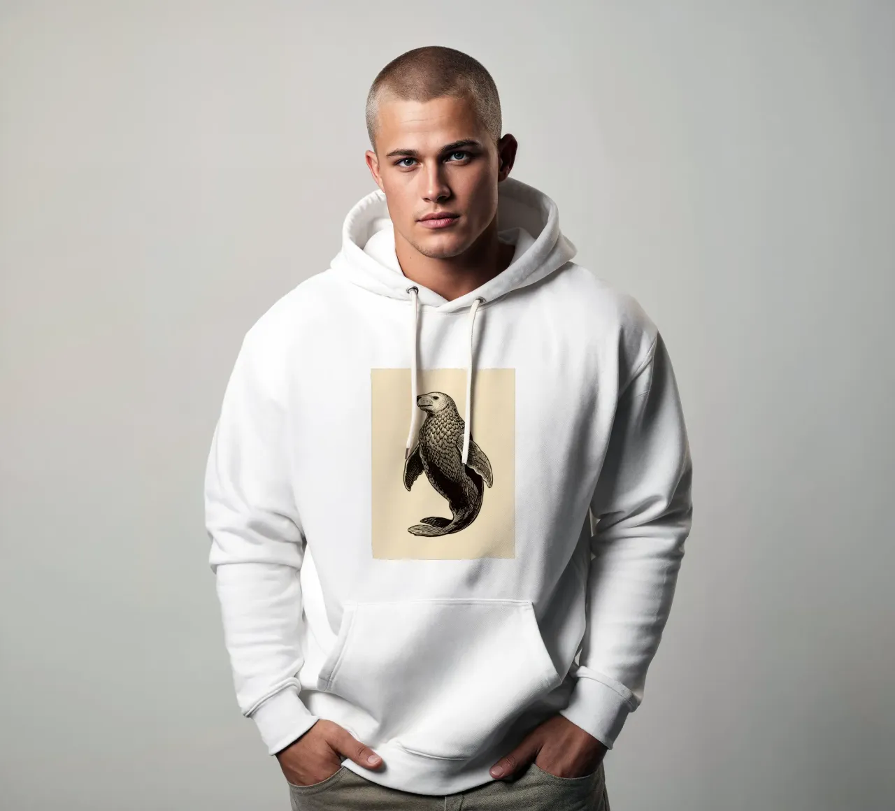 Sigillo felpa con cappuccio da knowledge