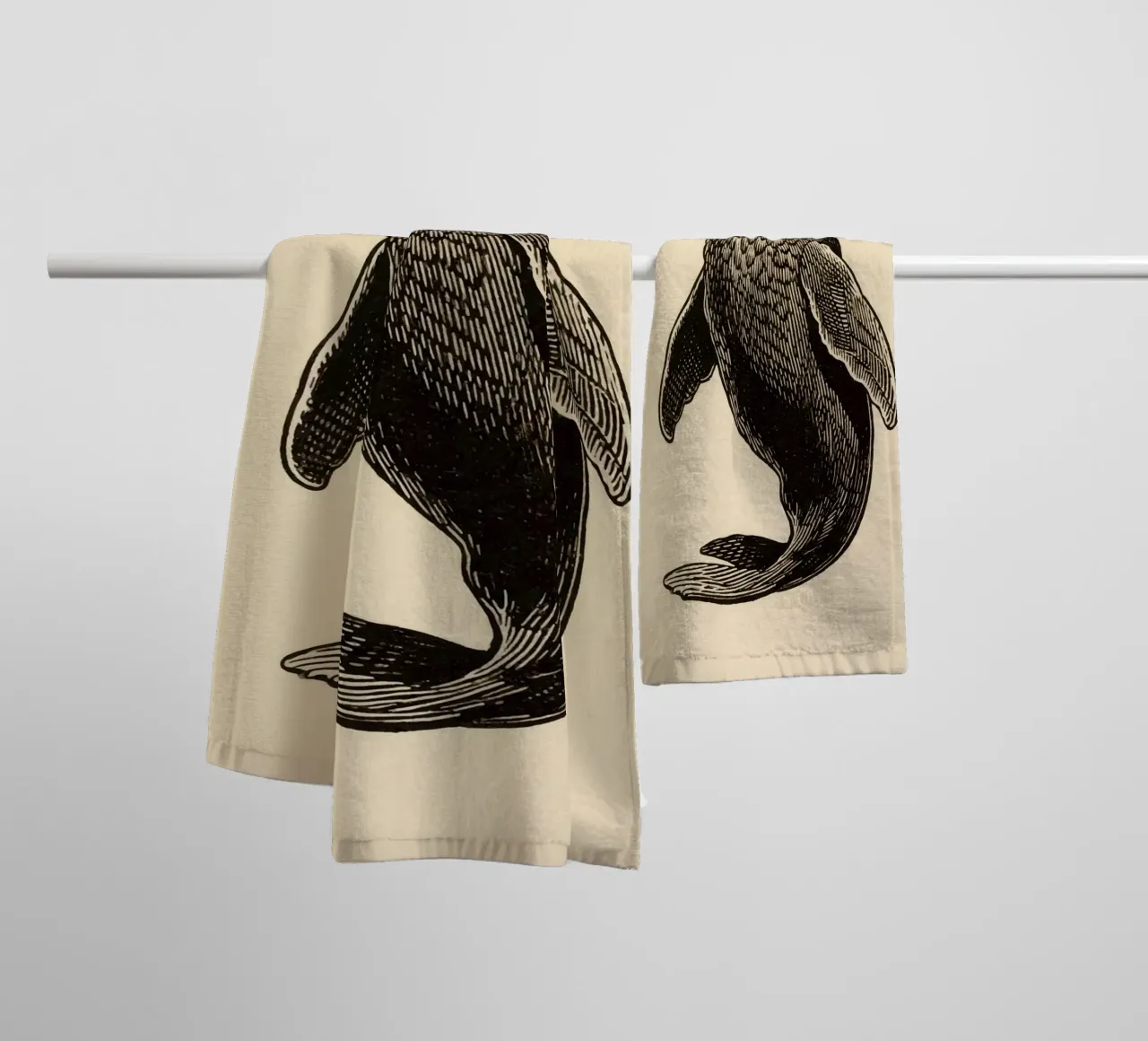 Sigillo asciugamano da bagno da knowledge