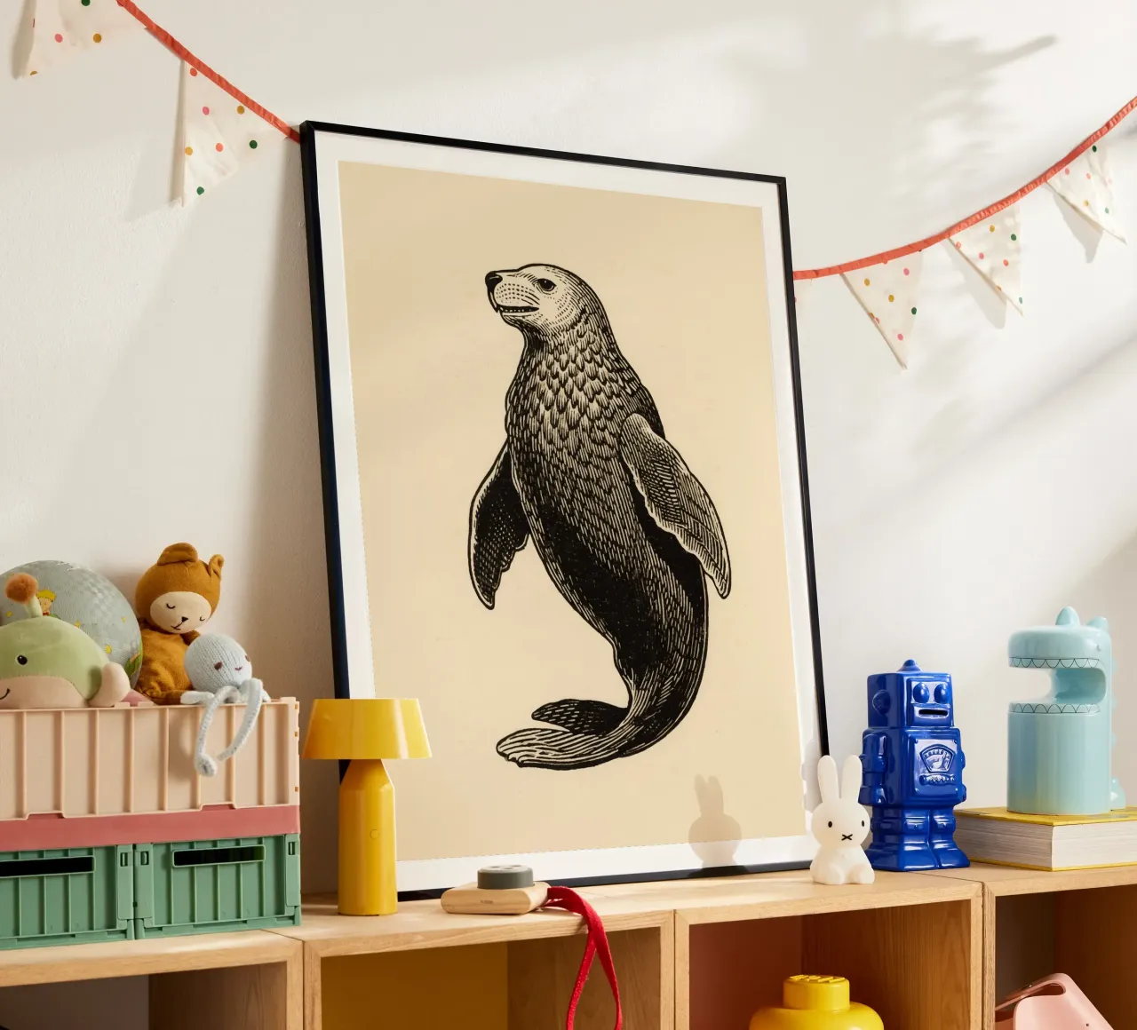 Sigillo poster con telaio in alluminio da knowledge