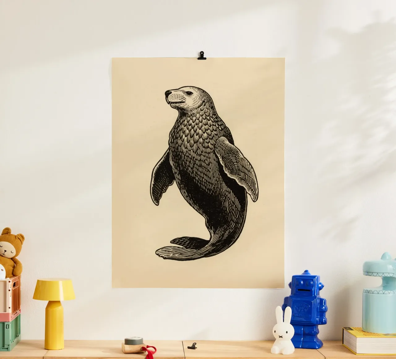 Sigillo poster con telaio in alluminio da knowledge