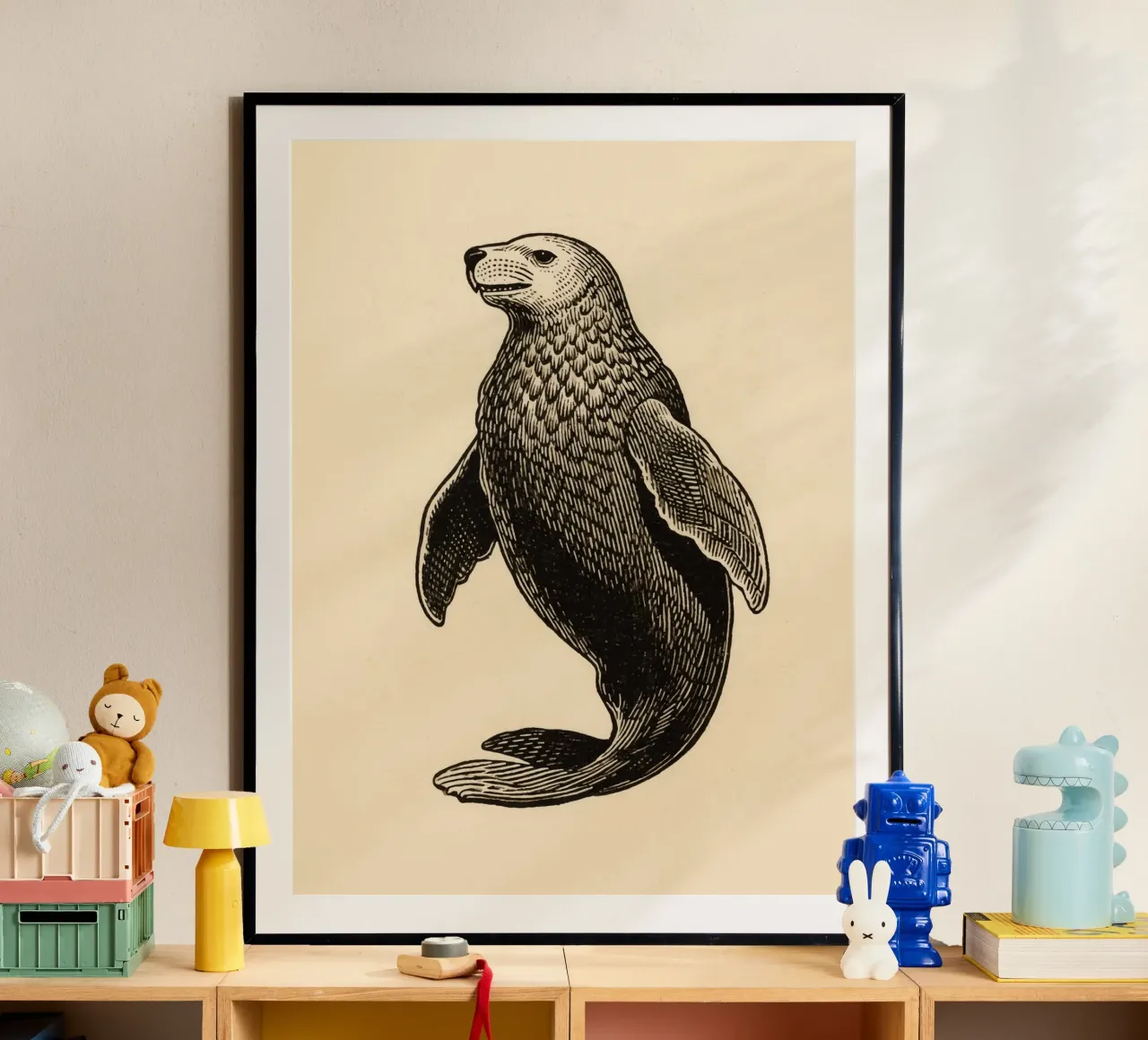 Sigillo poster con telaio in alluminio da knowledge