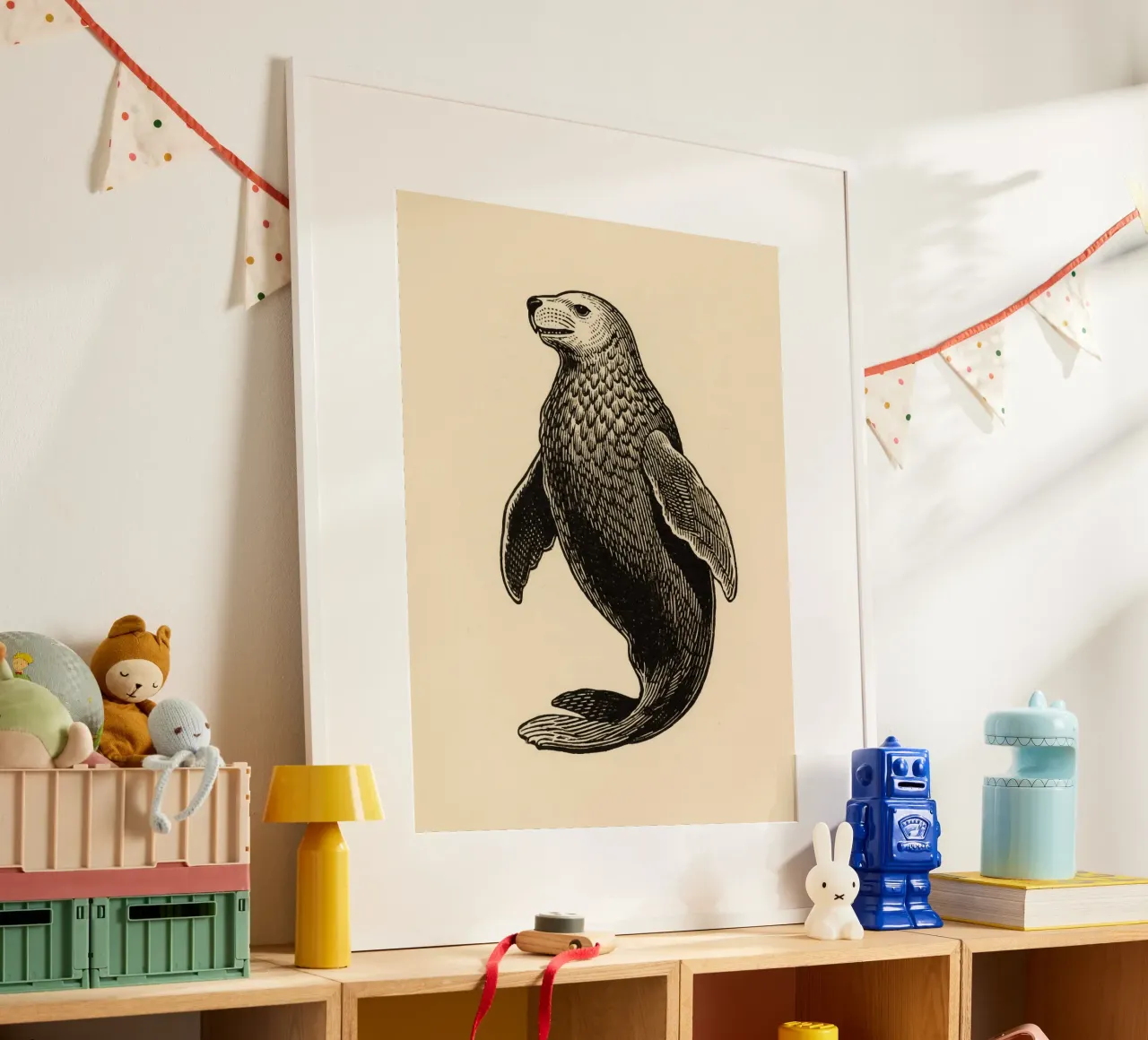 Sigillo poster con telaio in alluminio da knowledge