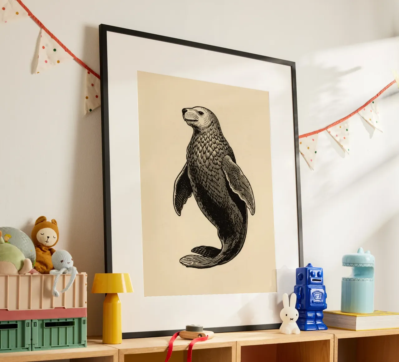 Sigillo poster con telaio in alluminio da knowledge