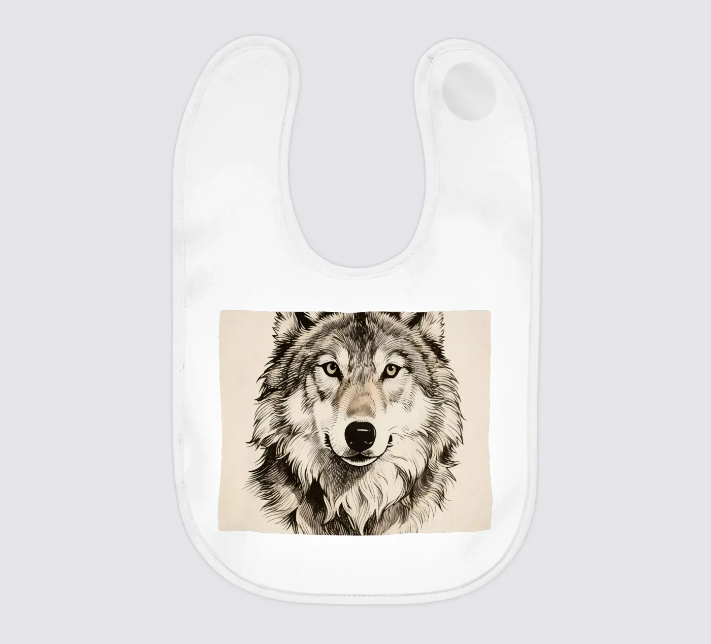 Wolf Babylätzchen von knowledge