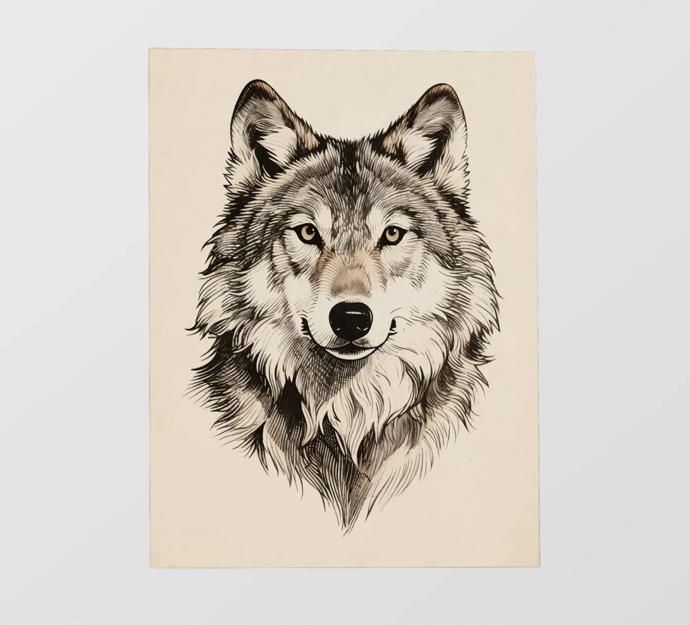 Wolf pellicola backlit da knowledge