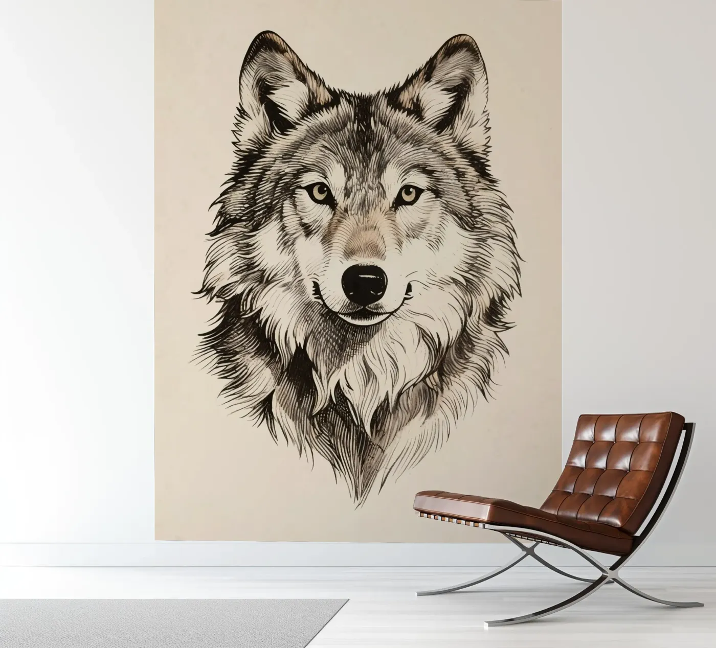 Wolf fotobehang van knowledge