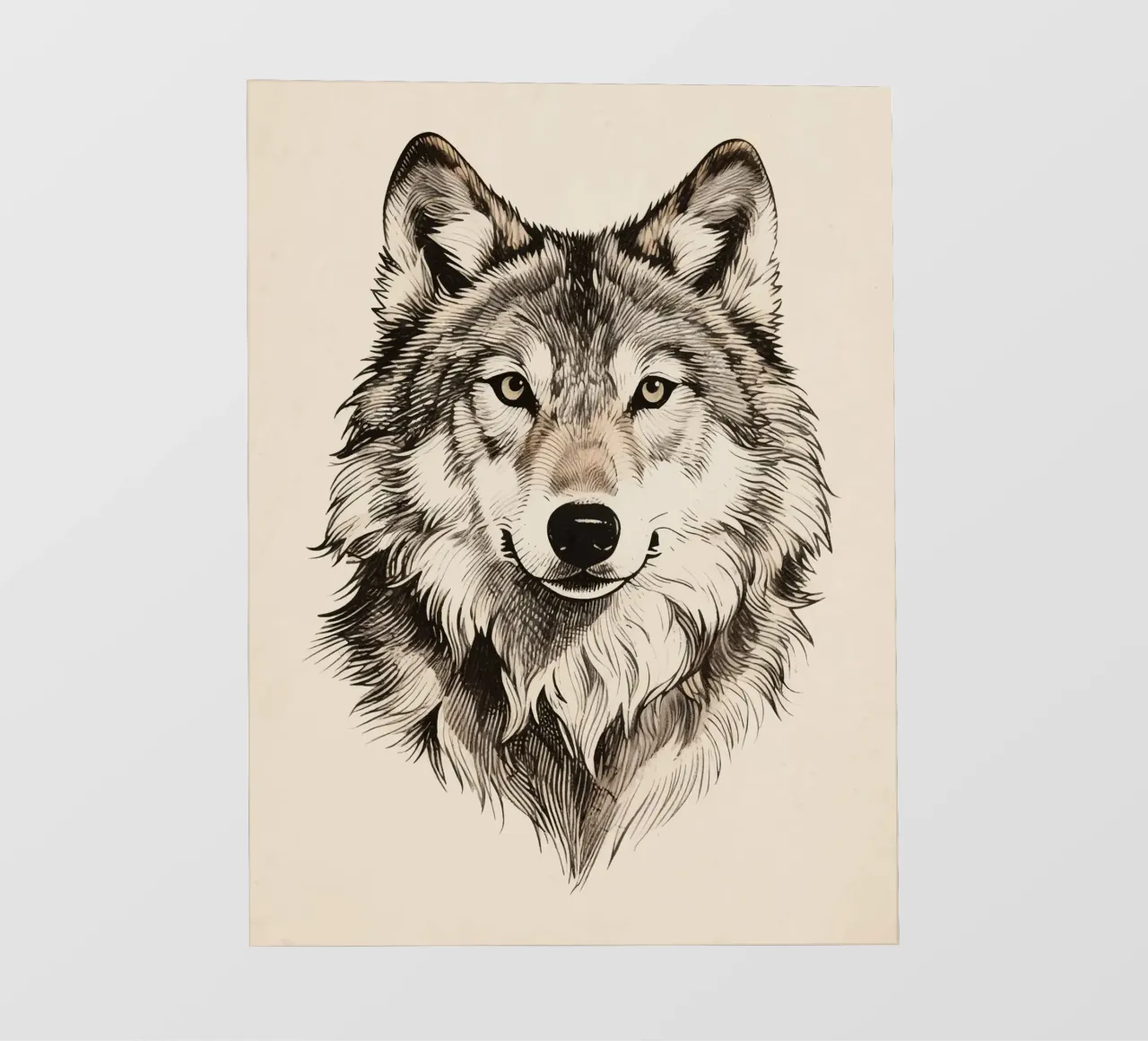 Wolf fotobehang van knowledge