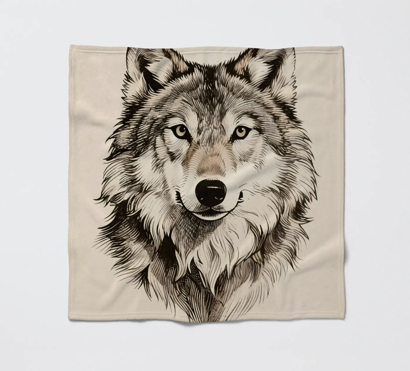 Wolf fleecedeken van knowledge