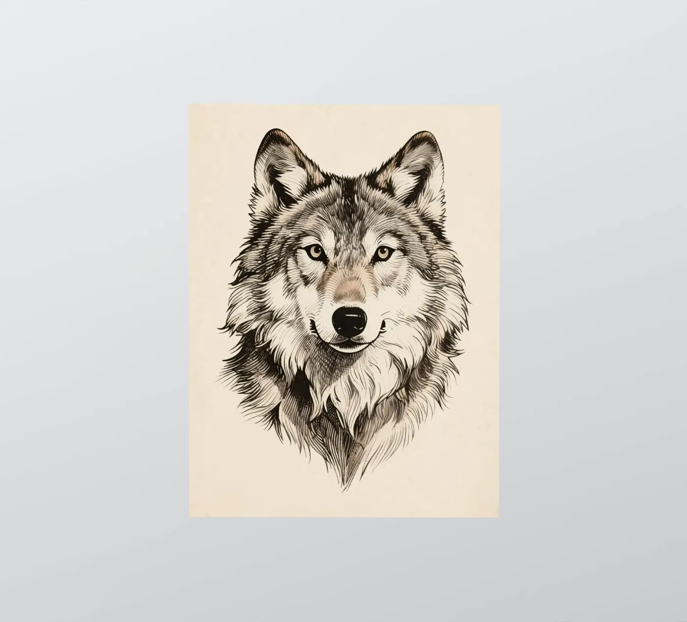 Wolf sticker van knowledge
