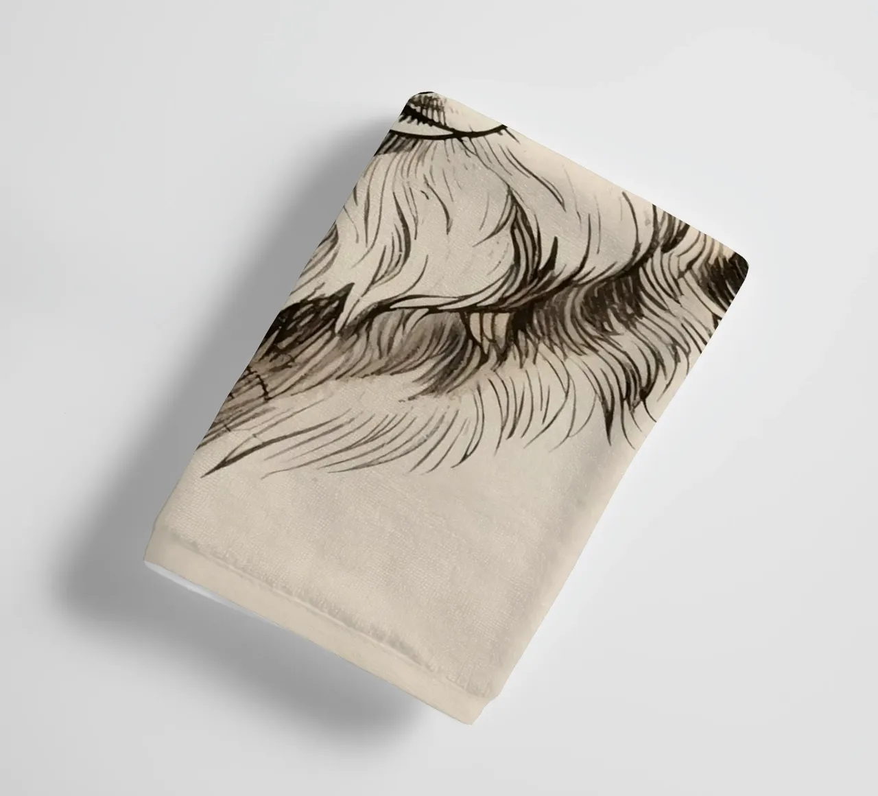 Wolf towel by knowledge