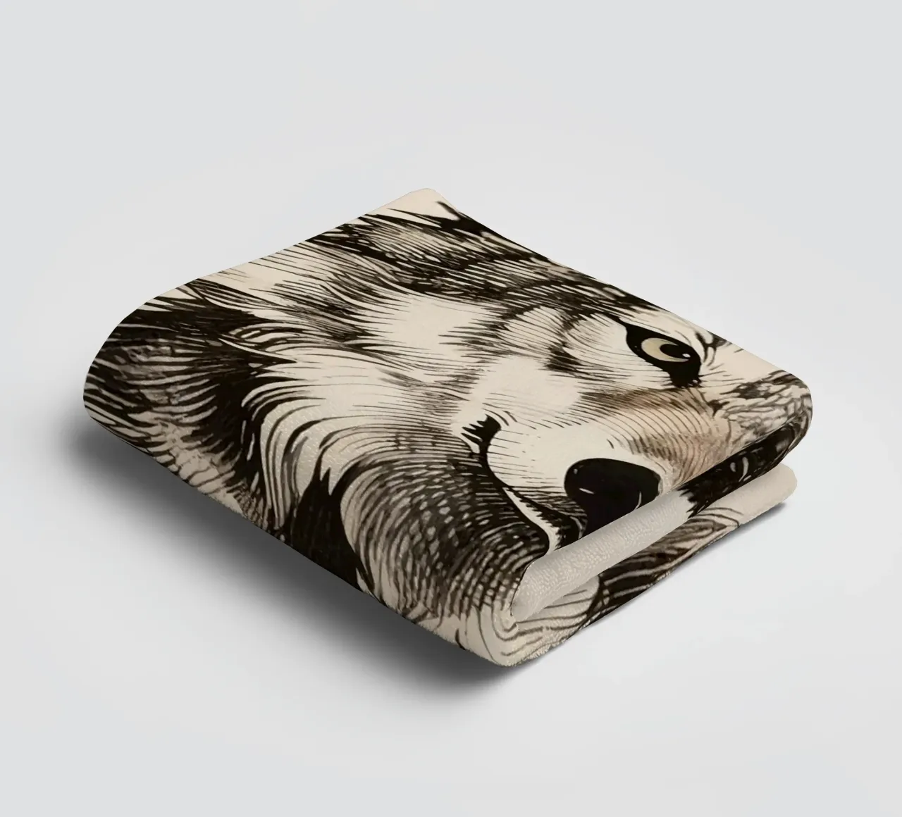 Wolf towel by knowledge