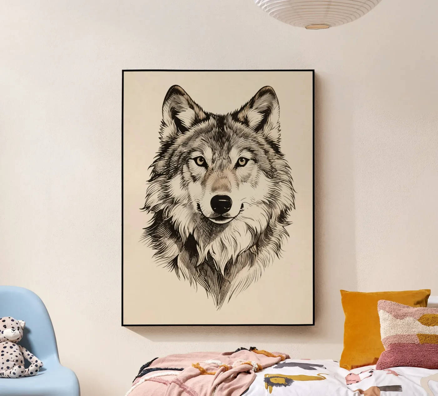 Wolf plexiglass da knowledge