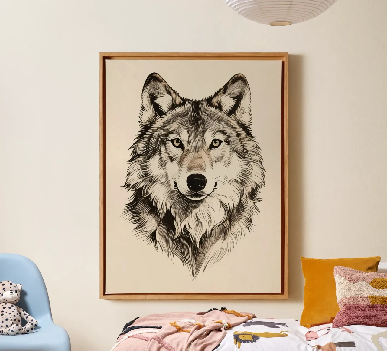 Wolf canvas van knowledge