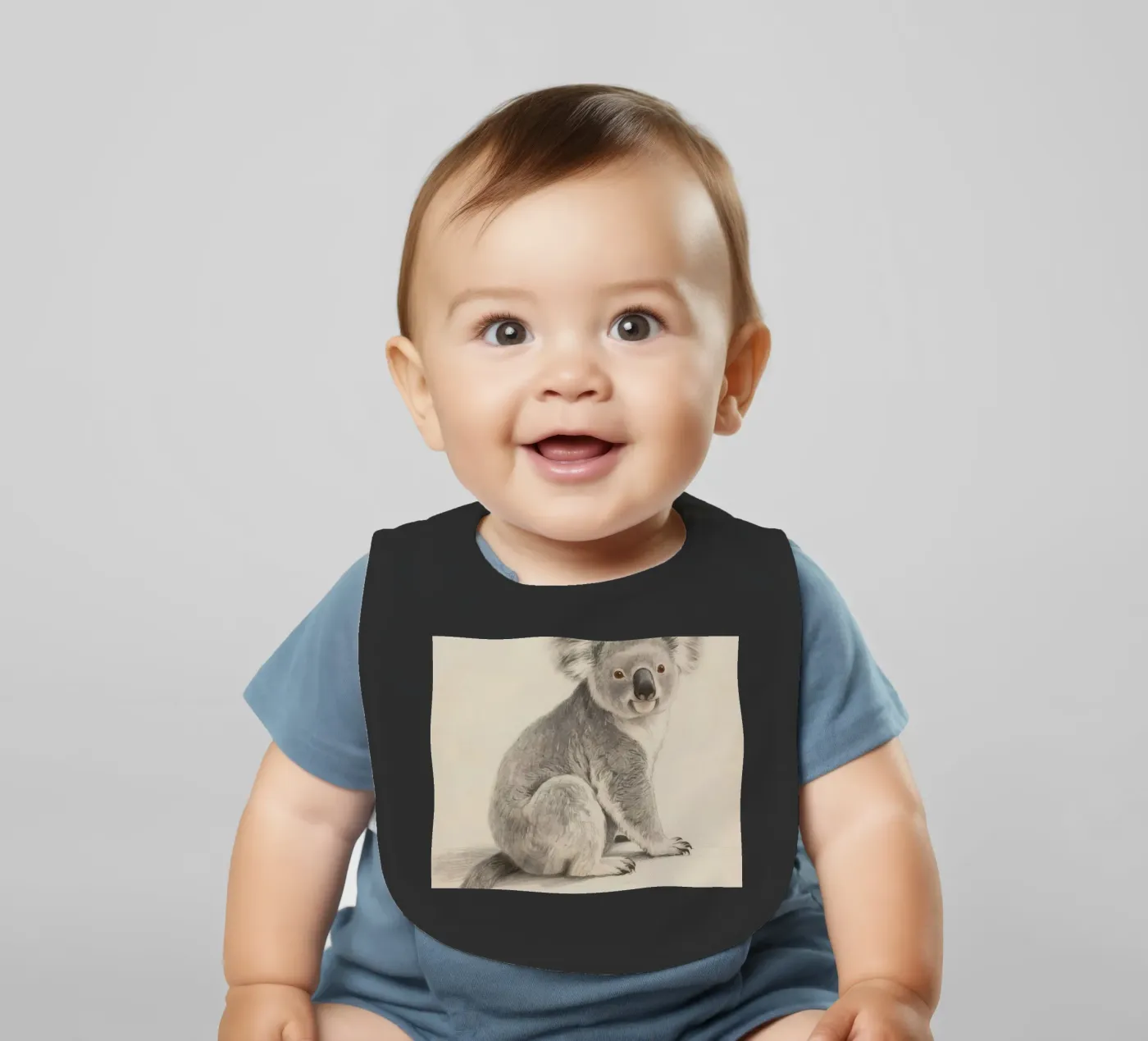 Koala baby slabbetje van knowledge