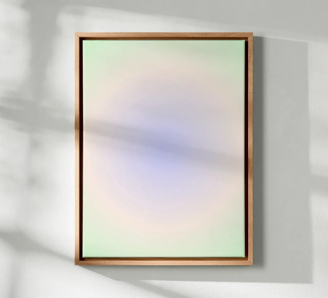 Aura, Engelengetal, Cadeau, Kleurrijke Poster, Verloop Kunst canvas met Baklijst van Dreamscape