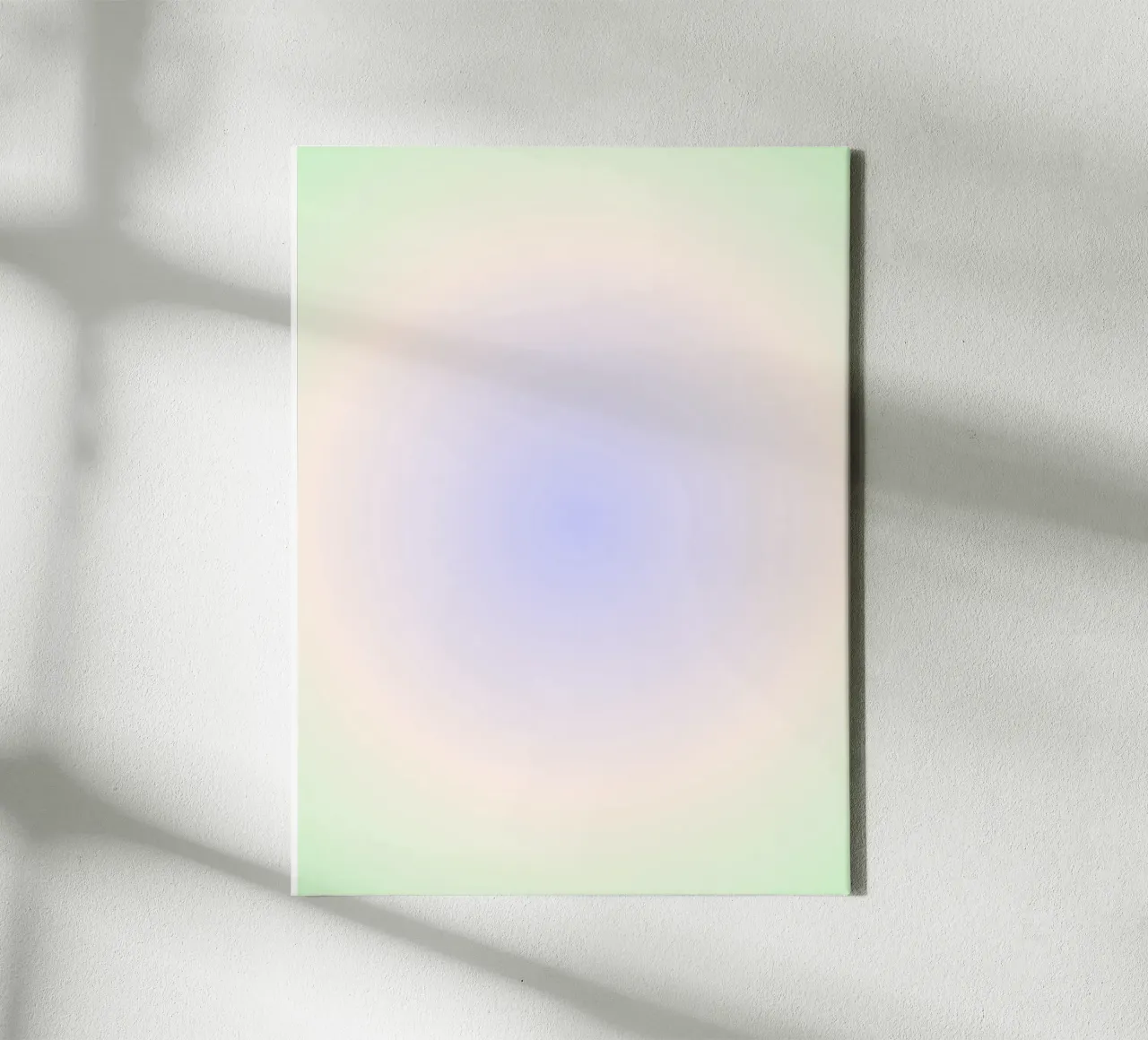 Aura, Engelengetal, Cadeau, Kleurrijke Poster, Verloop Kunst canvas met Baklijst van Dreamscape