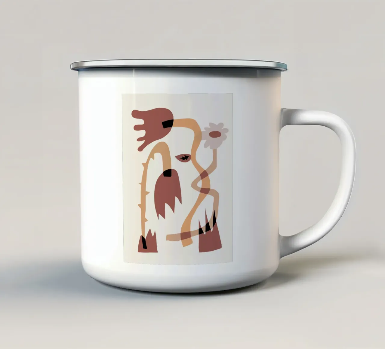 Fiore stravagante 03 tazza in smalto da Little Dean
