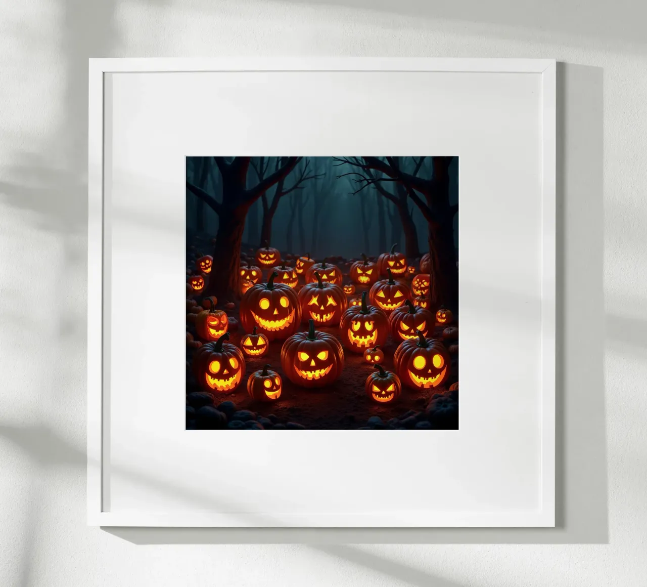 Halloween_zucche nel bosco_5 poster da Fantasie & Mystikwelten by LK