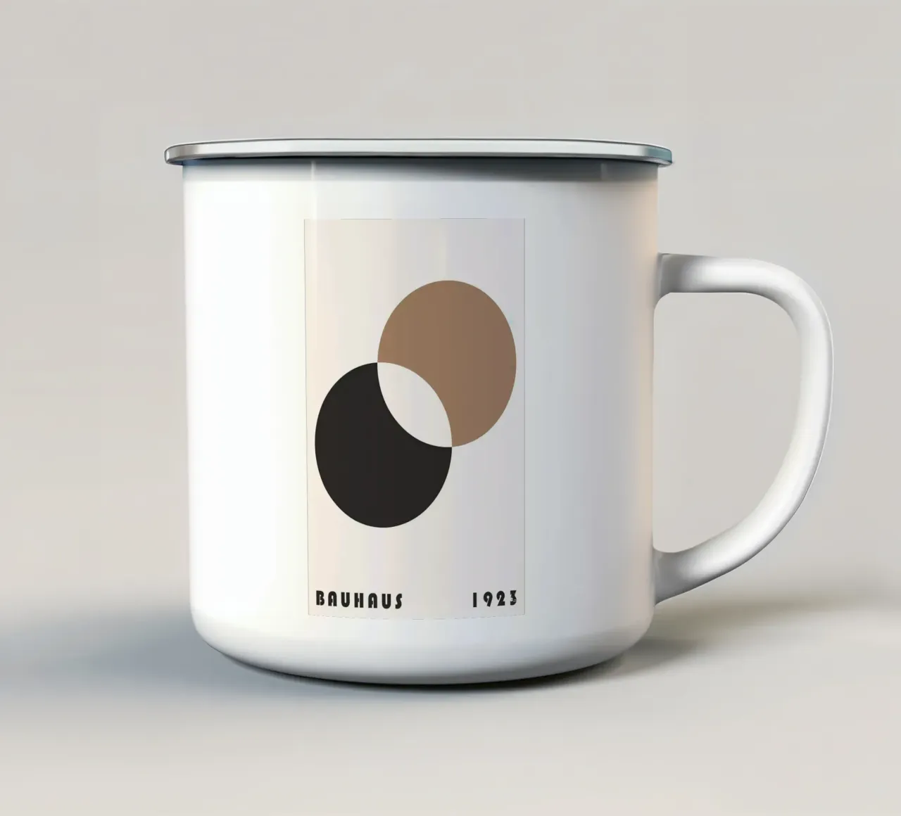 Bauhaus 1923 tazza in smalto da Narciso