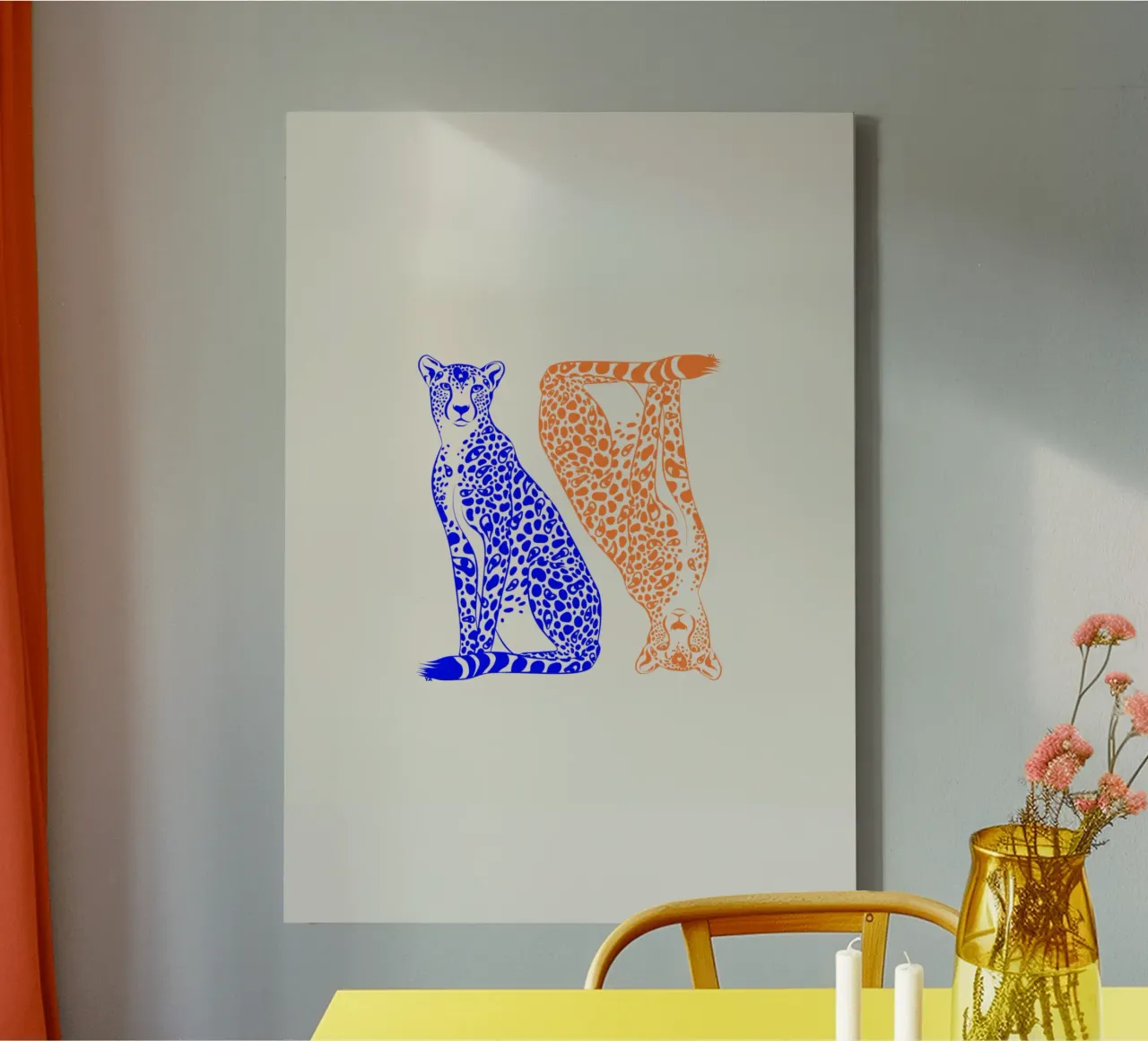 Leopardi tela da Lise.ya