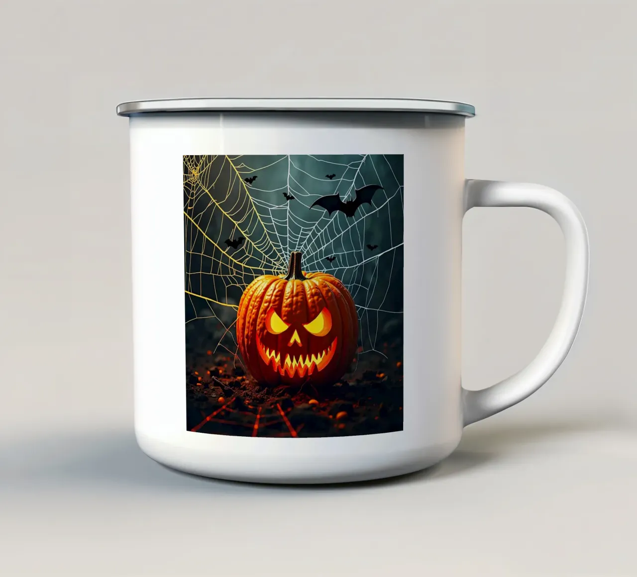 Halloween_1 tazza in smalto da Fantasie & Mystikwelten by LK