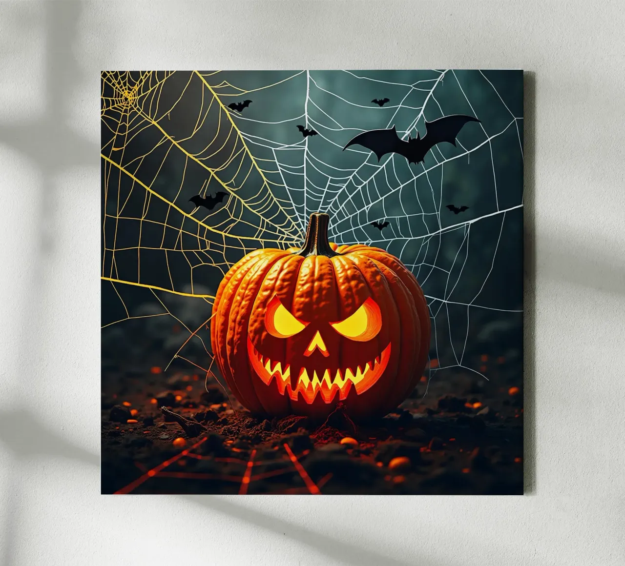 Halloween_1 tela con Cornice a cassetta da Fantasie & Mystikwelten by LK