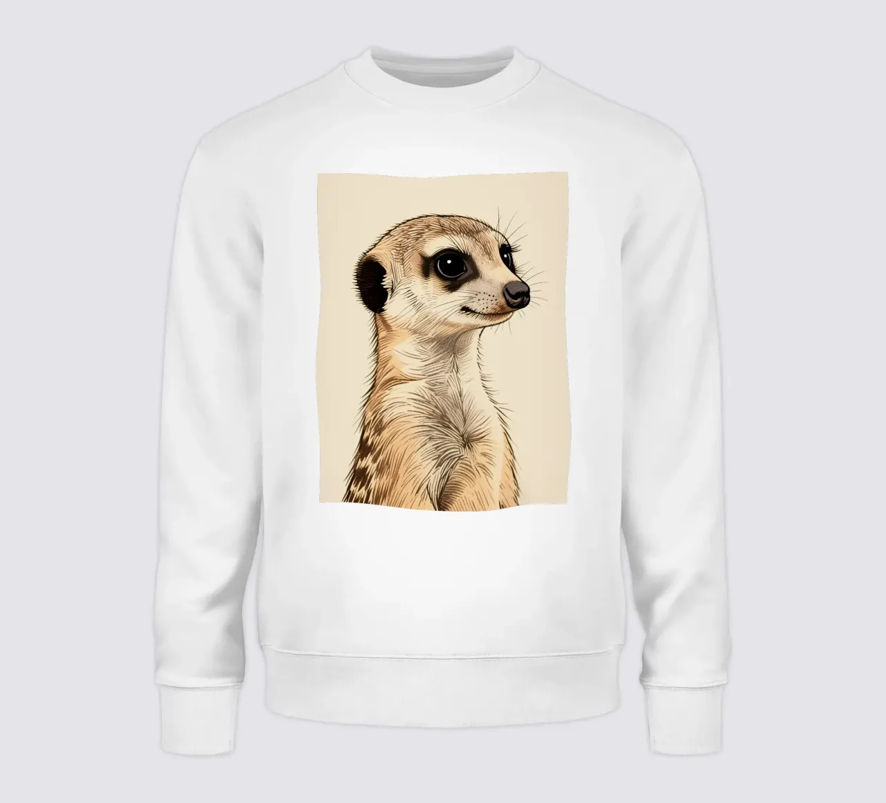 Meerkat sweatshirt by knowledge