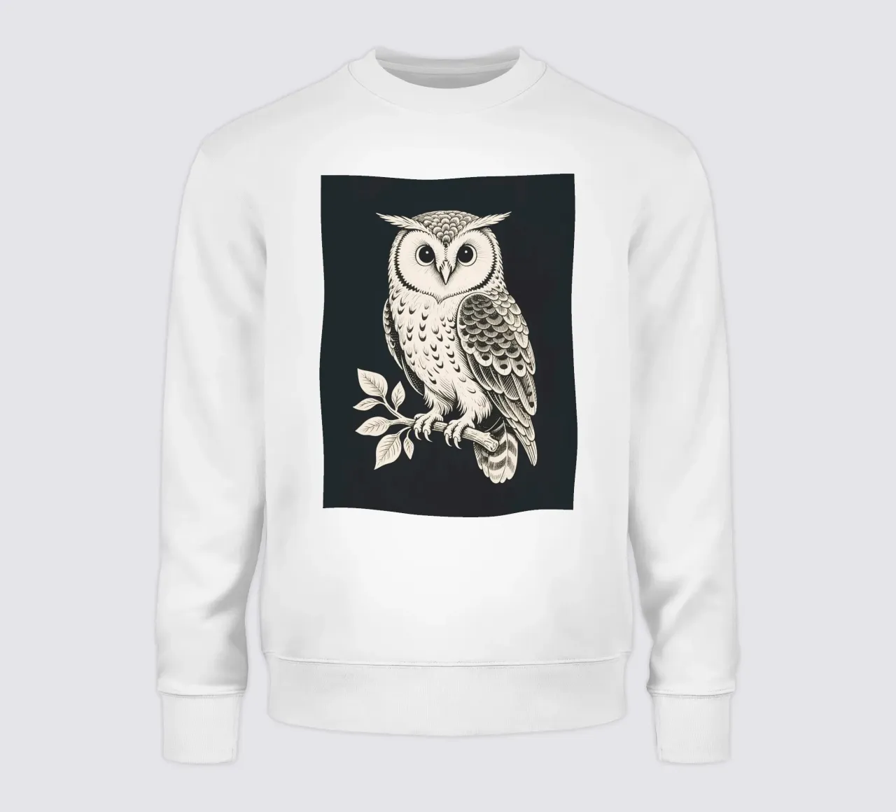 Owl sweatshirt by knowledge