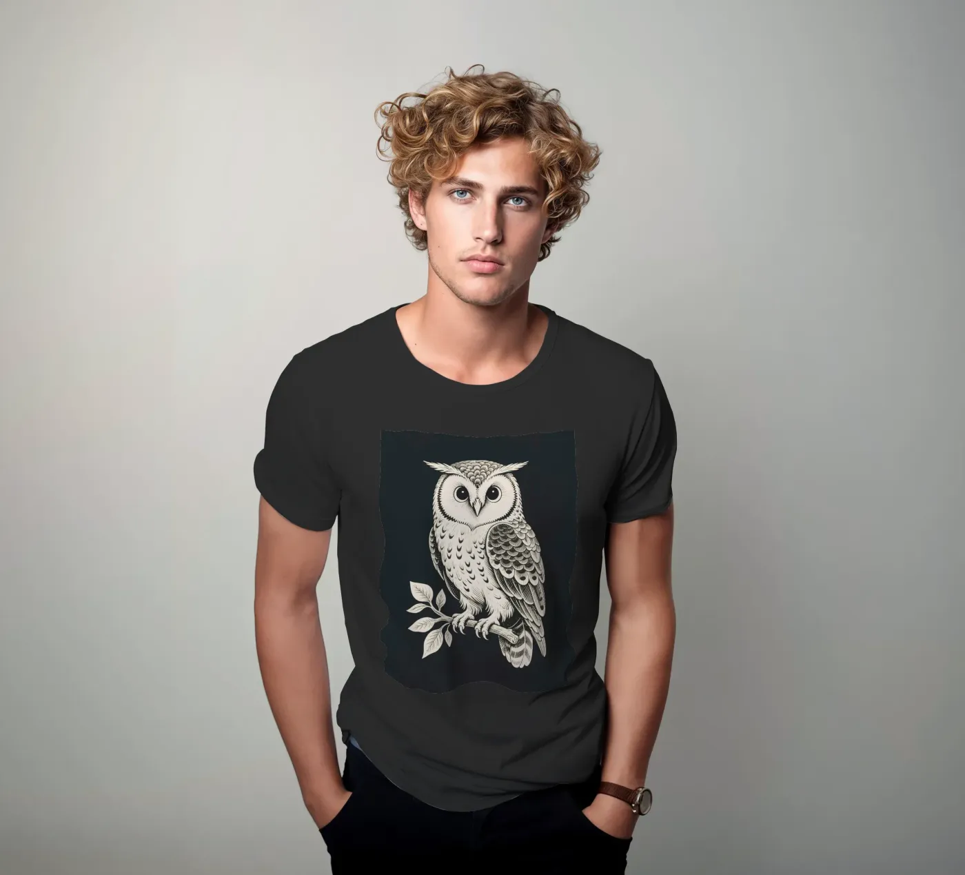 Gufo t-shirt da knowledge