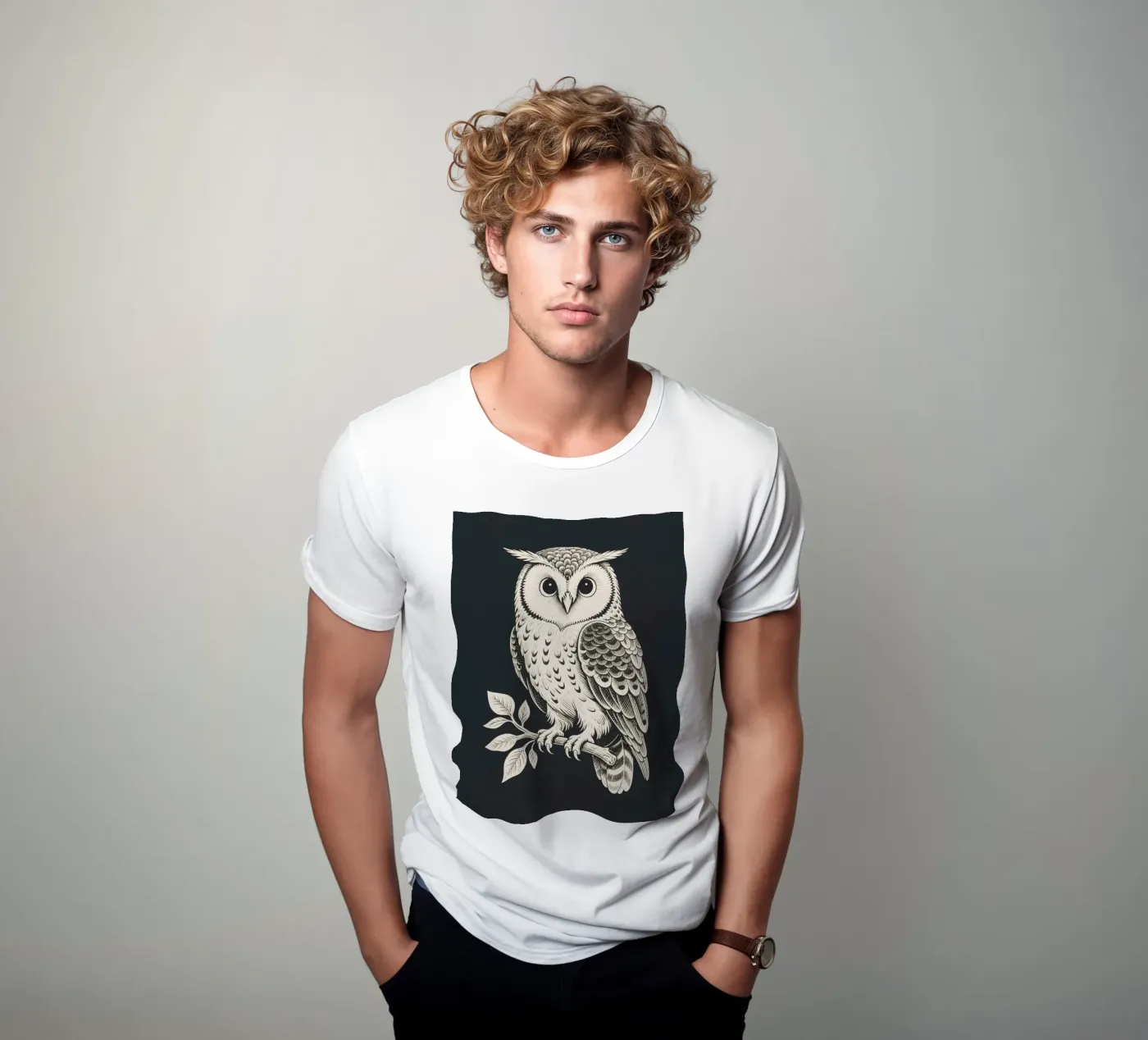 Gufo t-shirt da knowledge