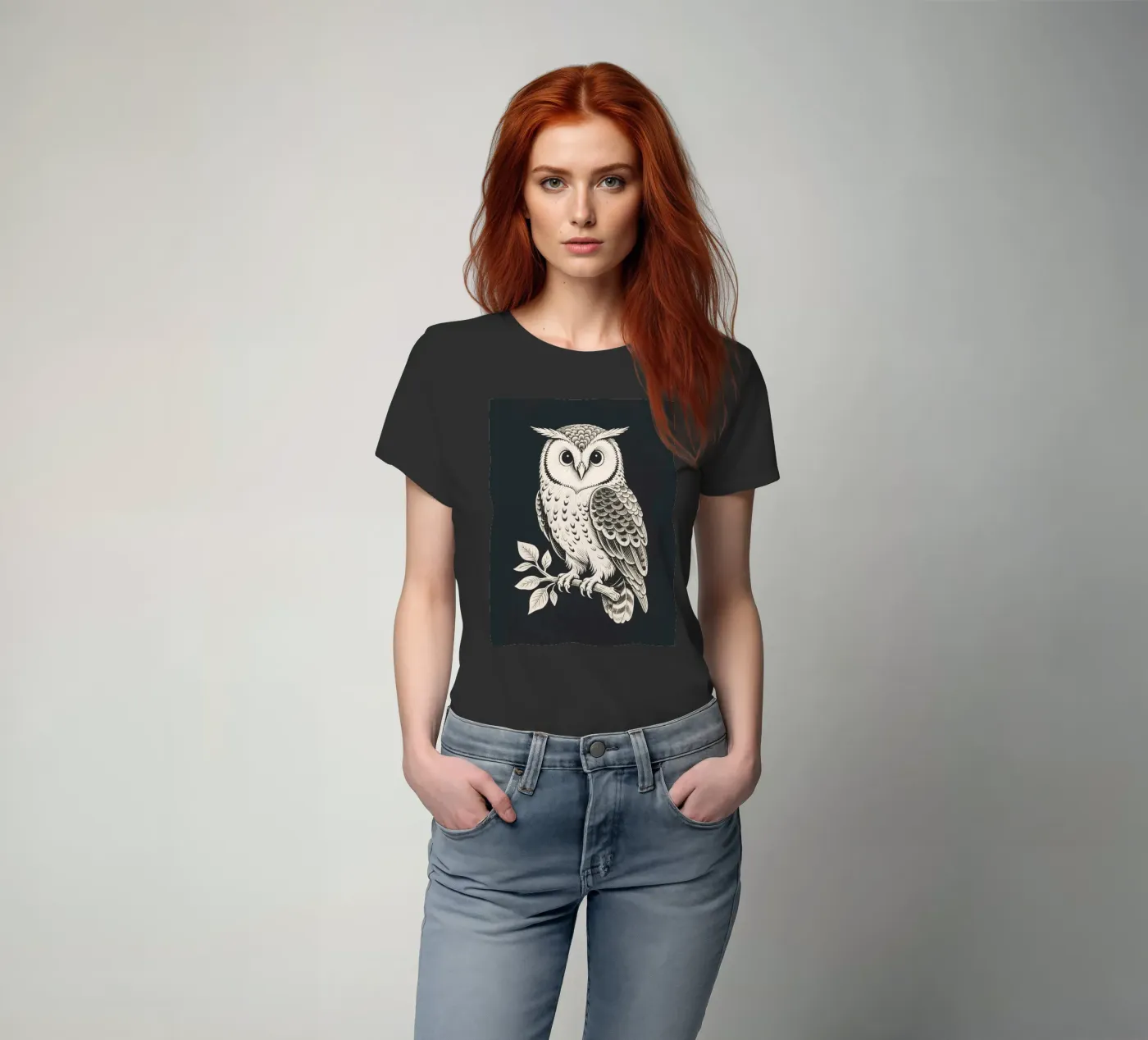 Gufo t-shirt da knowledge