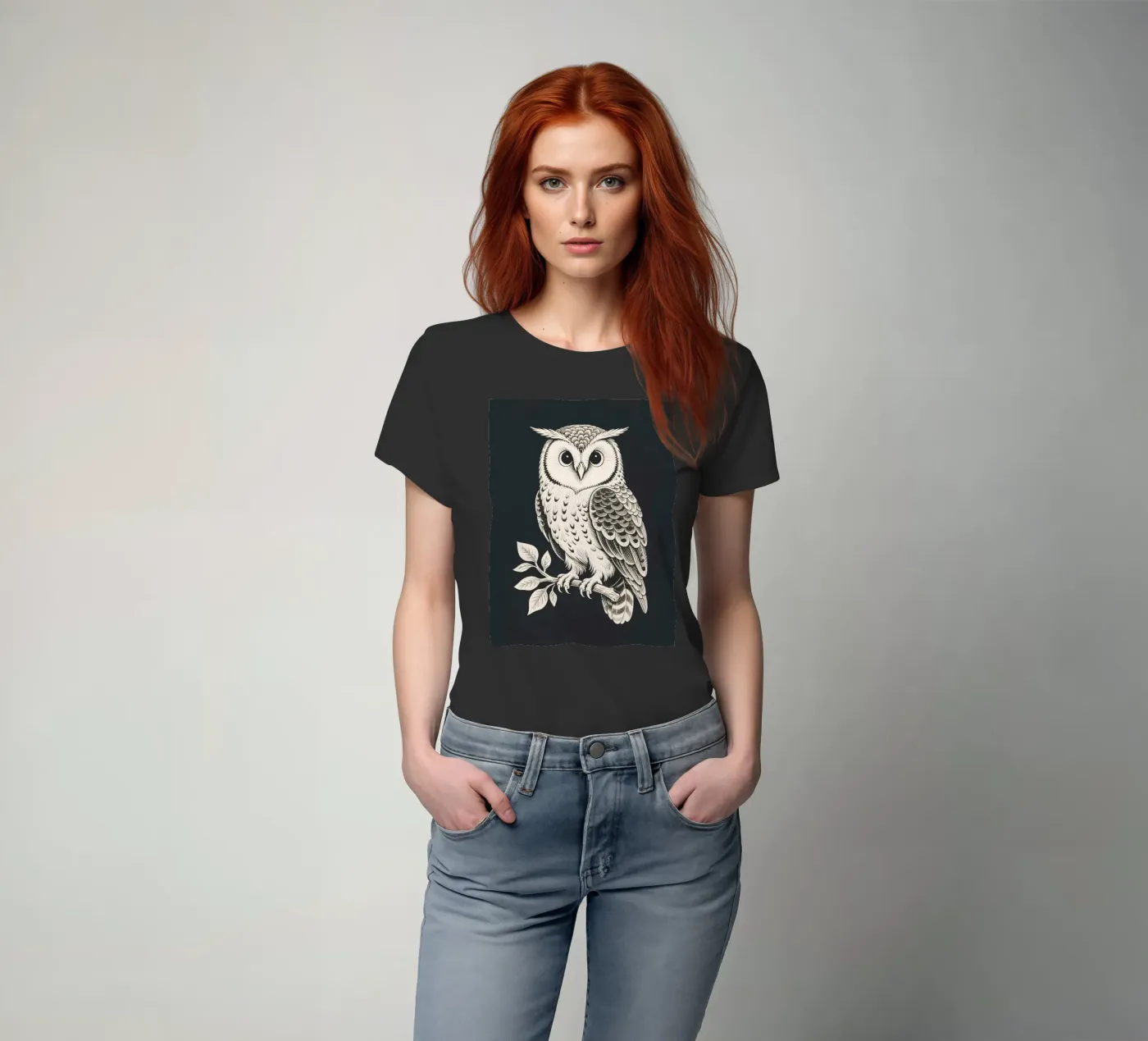 Gufo t-shirt da knowledge