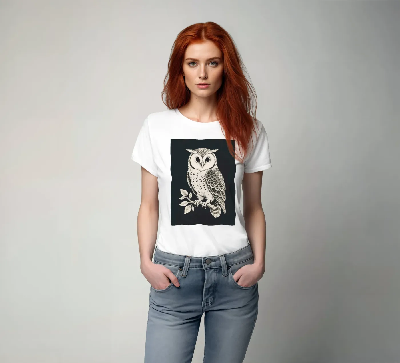 Gufo t-shirt da knowledge