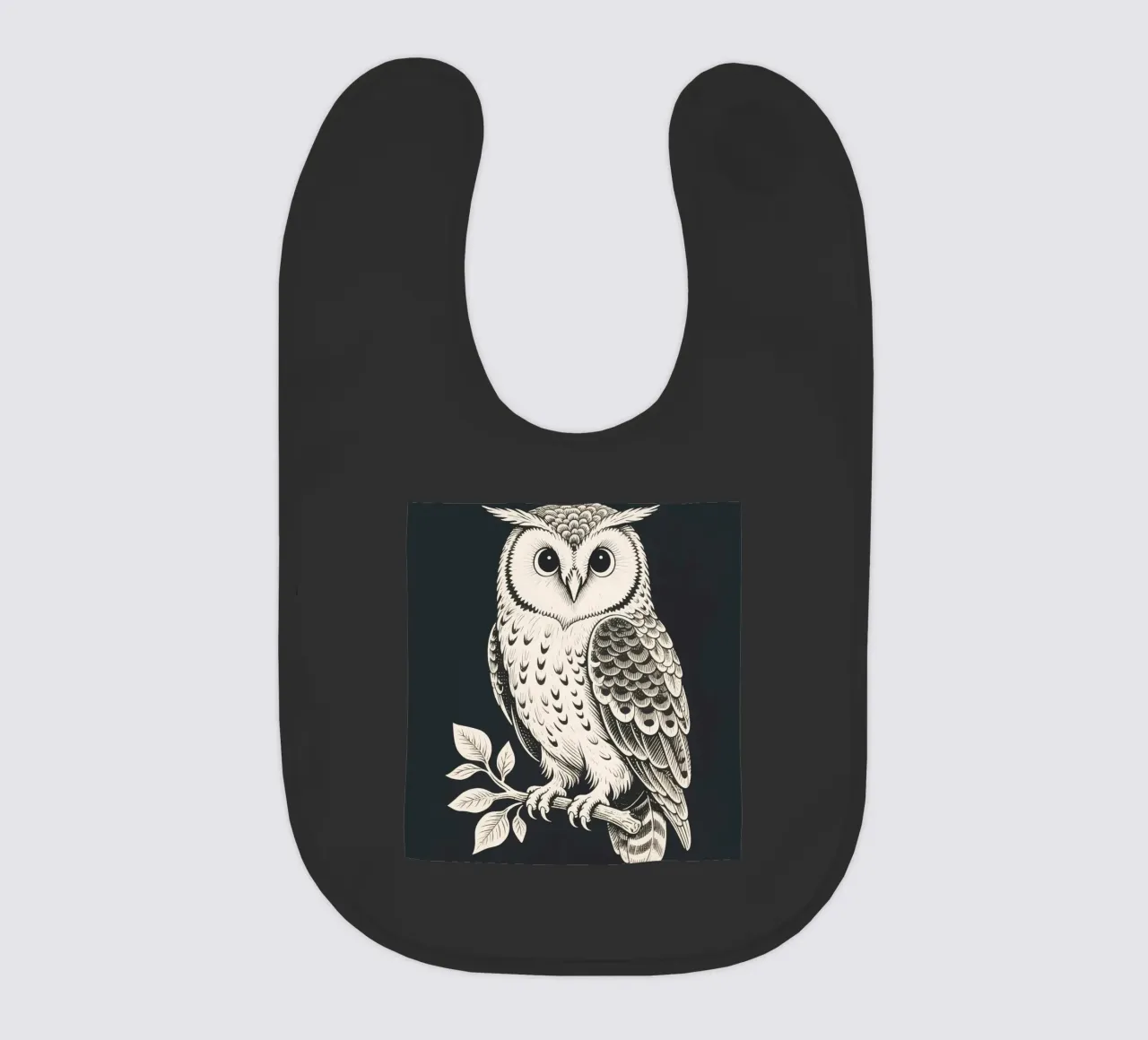 Uil baby slabbetje van knowledge